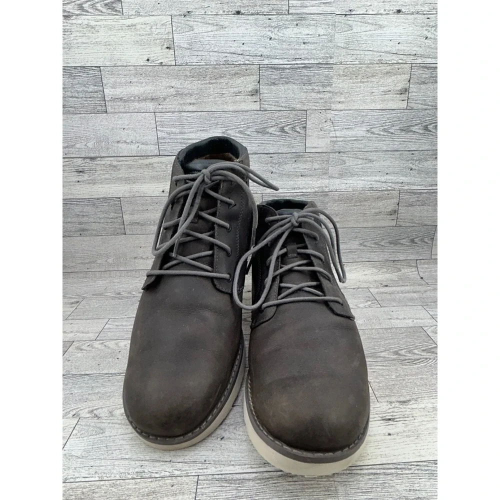 Teva Durban‎ Mens Dark Brown Leather Chukka Boots Size 11 1008302